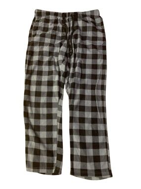 SOVA by Texfit Grey Buffalo Plaid Fleece Pajama Pants XXL